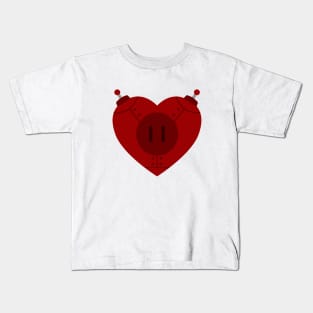 Robot Heart Kids T-Shirt